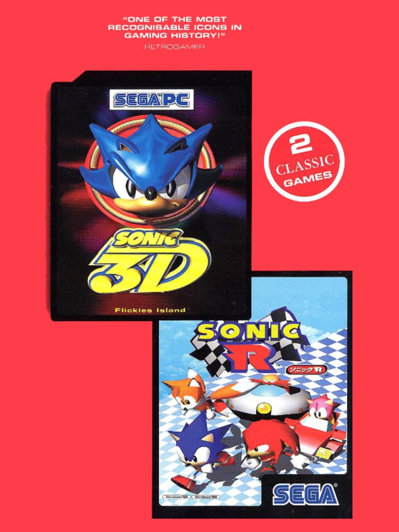 Sonic R/Sonic 3D cover art