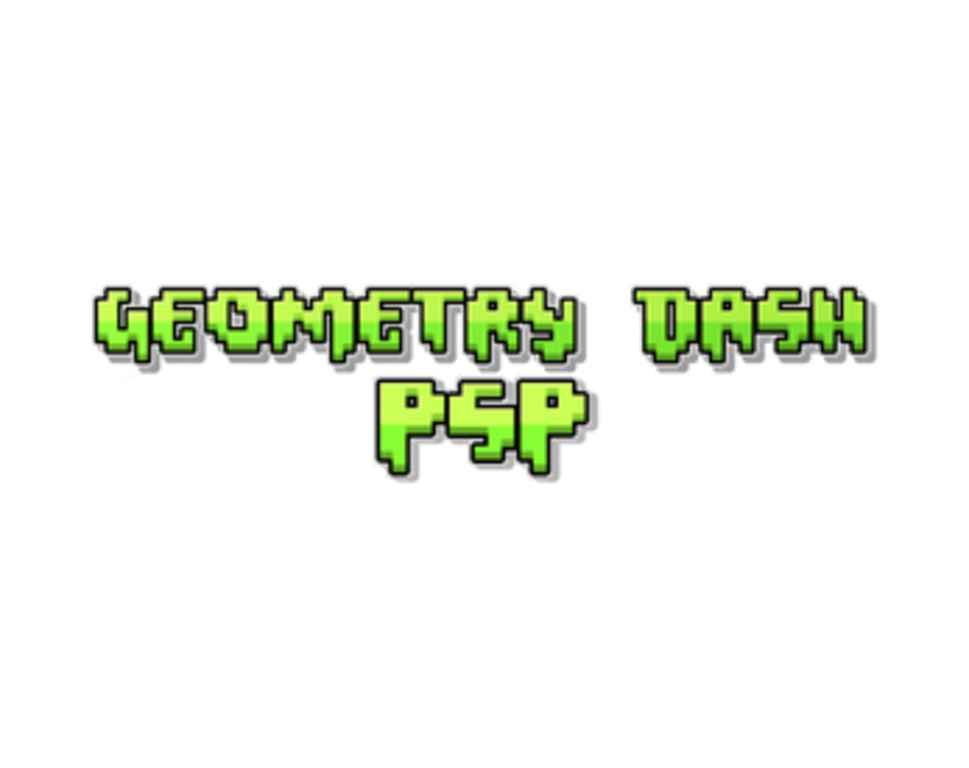 Geometry Dash PSP Cover