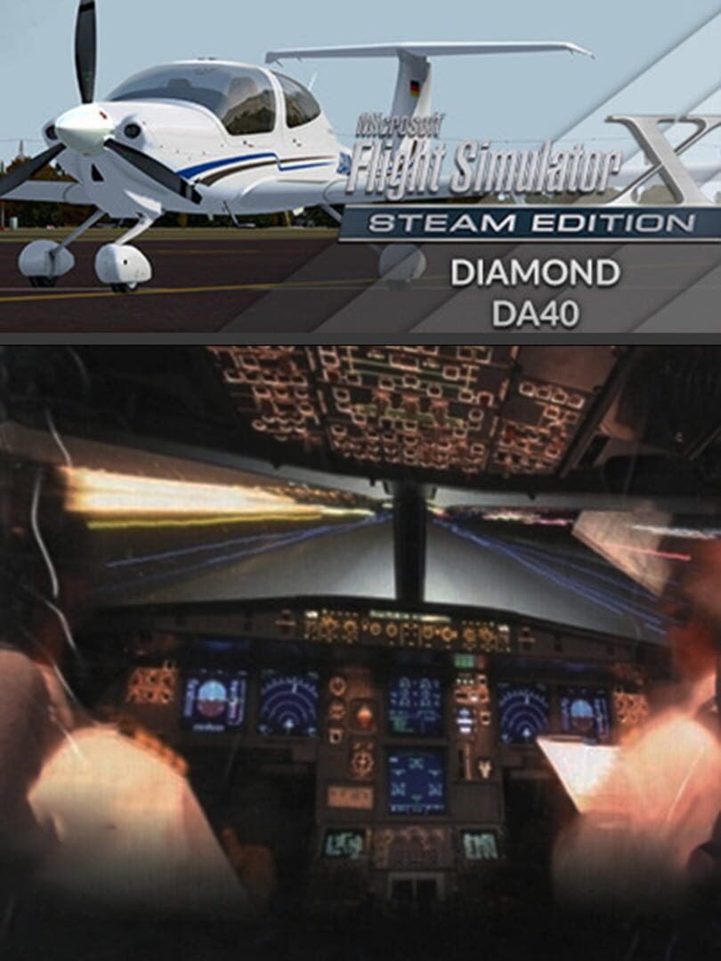 Microsoft Flight Simulator X: Steam Edition - Diamond DA40 cover art