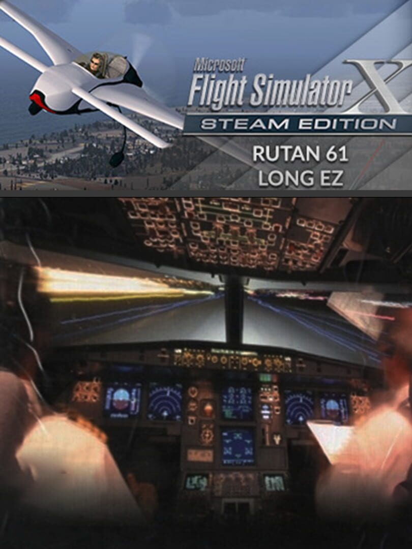 Microsoft Flight Simulator X: Steam Edition - Rutan 61 Long EZ cover art