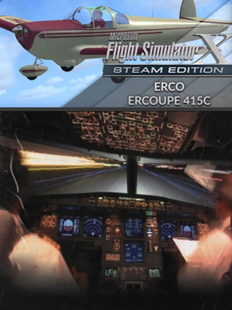 Microsoft Flight Simulator X: Steam Edition - ERCO Ercoupe 415C cover art