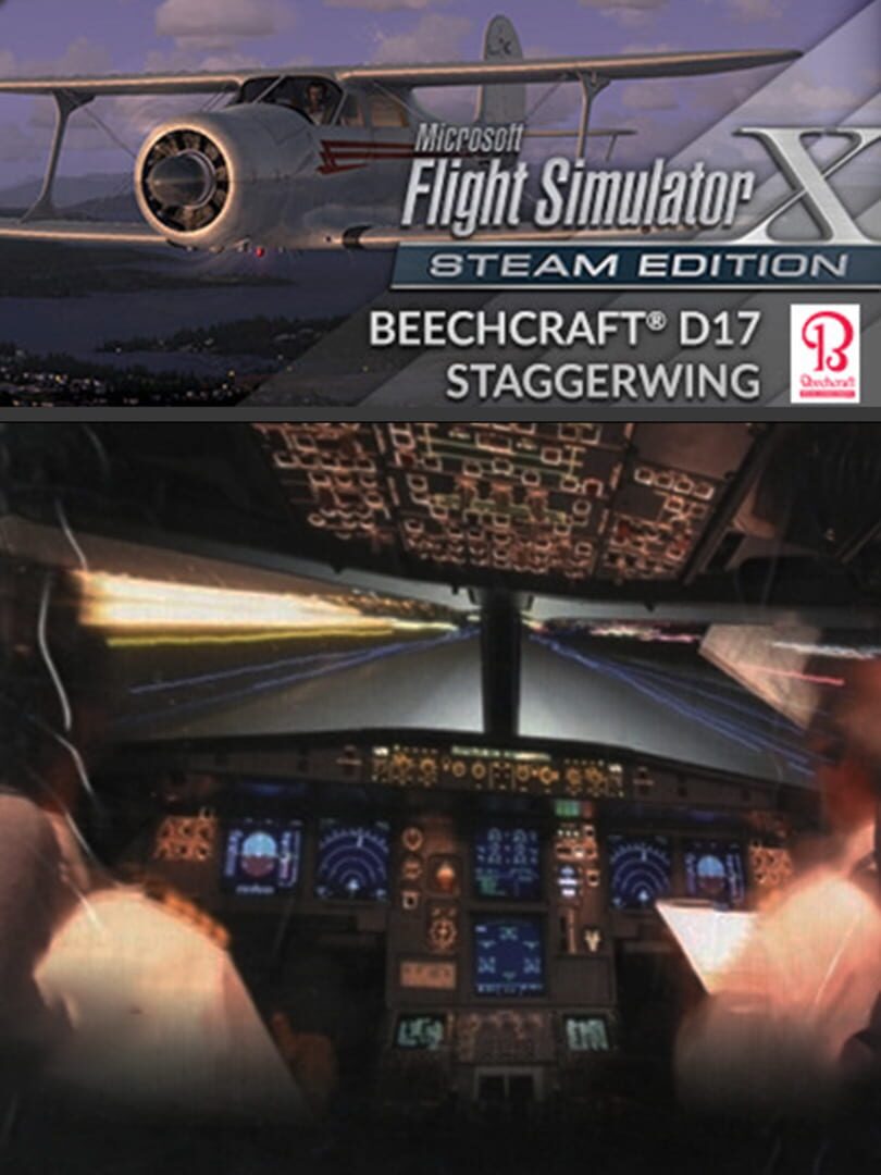 Microsoft Flight Simulator X: Steam Edition - Beechcraft D17 Staggerwing cover art