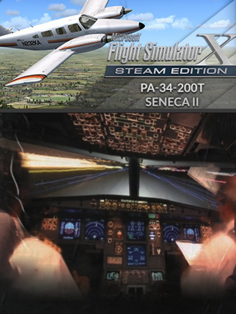 Microsoft Flight Simulator X: Steam Edition - Piper PA-34-200T Seneca II cover art