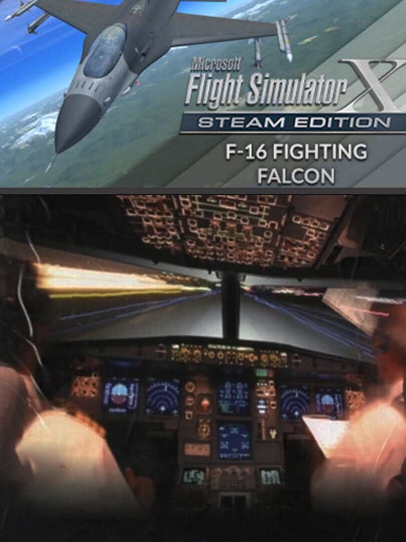 Microsoft Flight Simulator X: Steam Edition - F-16 Fighting Falcon cover art