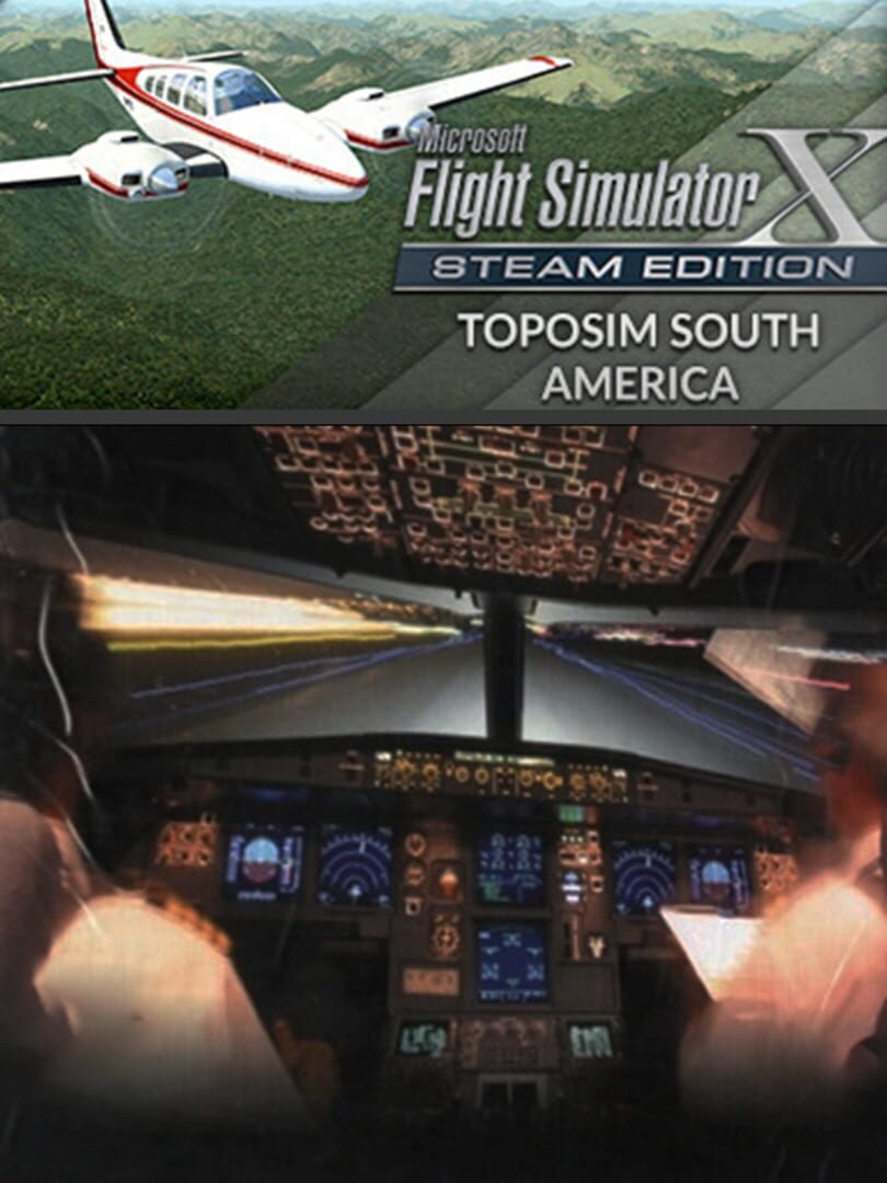 Microsoft Flight Simulator X: Steam Edition - Toposim South America cover art