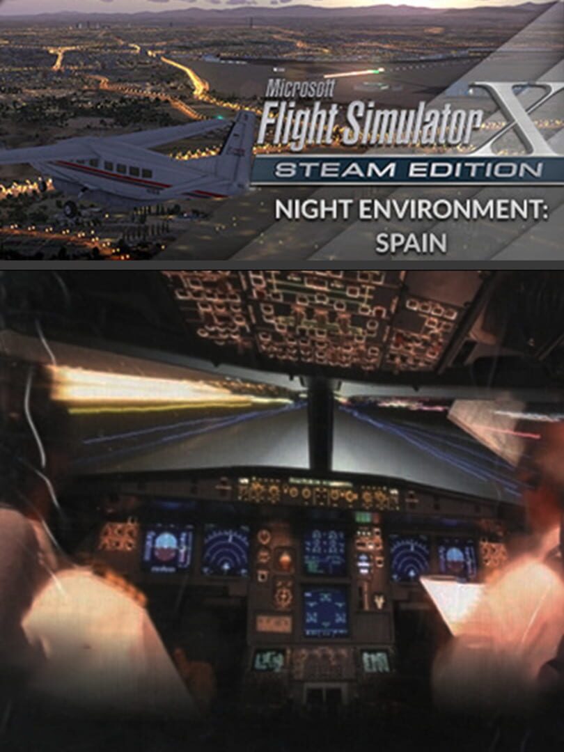 Microsoft Flight Simulator X: Steam Edition - Night Environment: Spain cover art