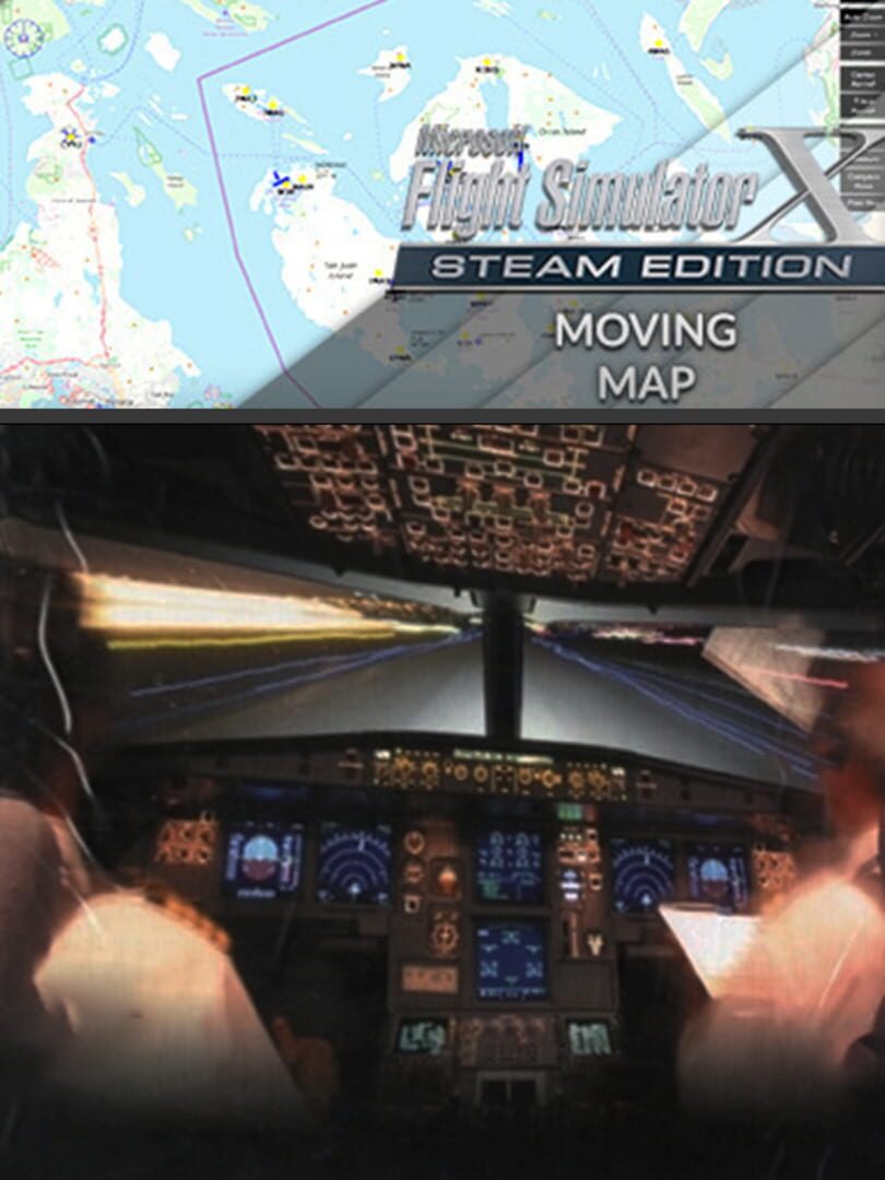 Microsoft Flight Simulator X: Steam Edition - Moving Map cover art