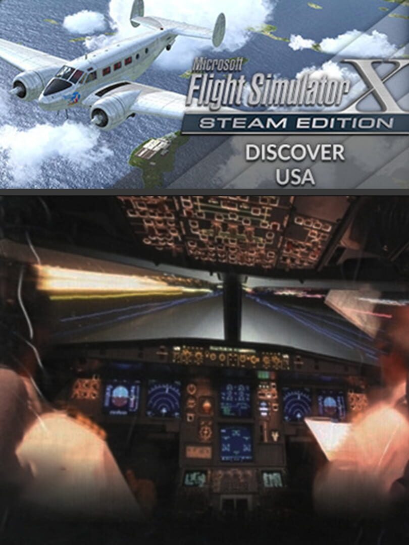 Microsoft Flight Simulator X: Steam Edition - Discover USA cover art