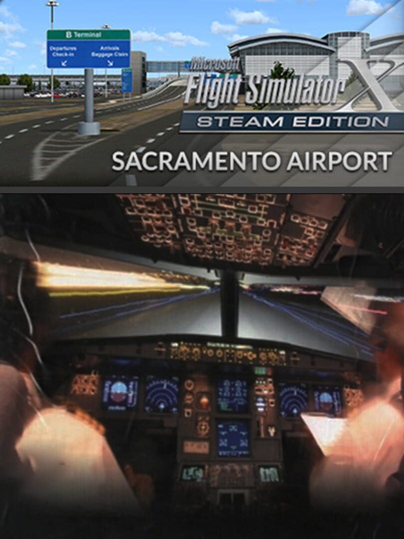 Microsoft Flight Simulator X: Steam Edition - Sacramento Airport cover art