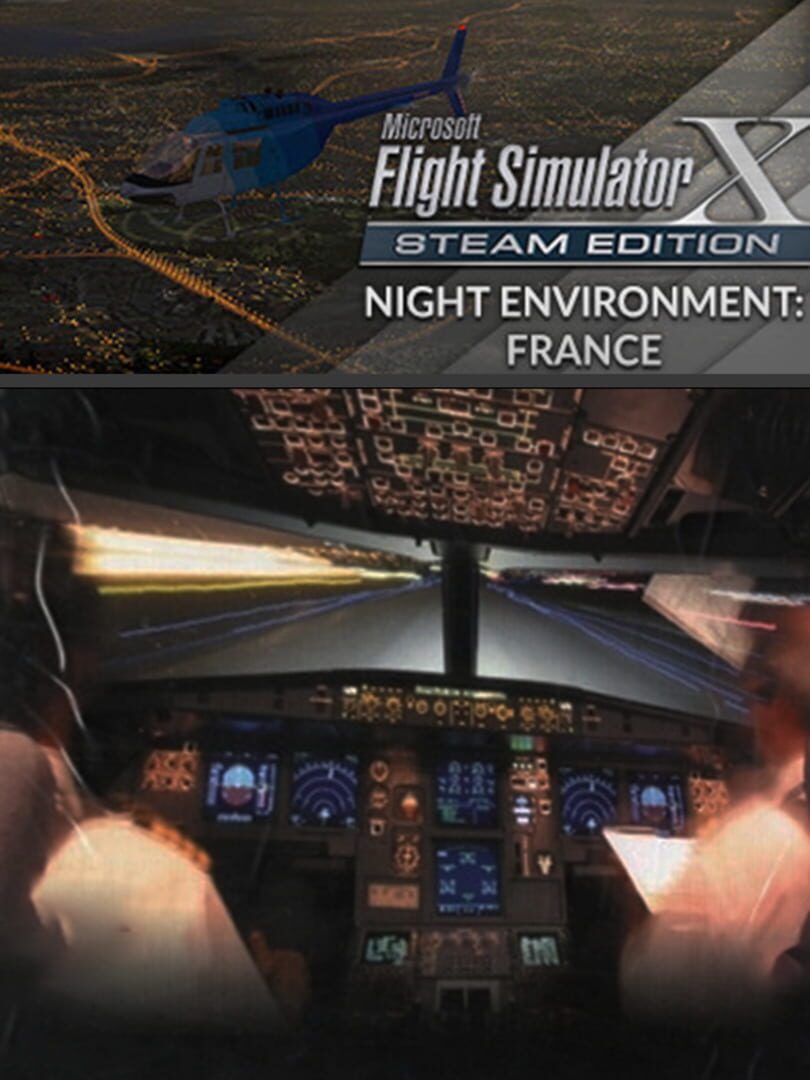 Microsoft Flight Simulator X: Steam Edition - Night Environment: France cover art