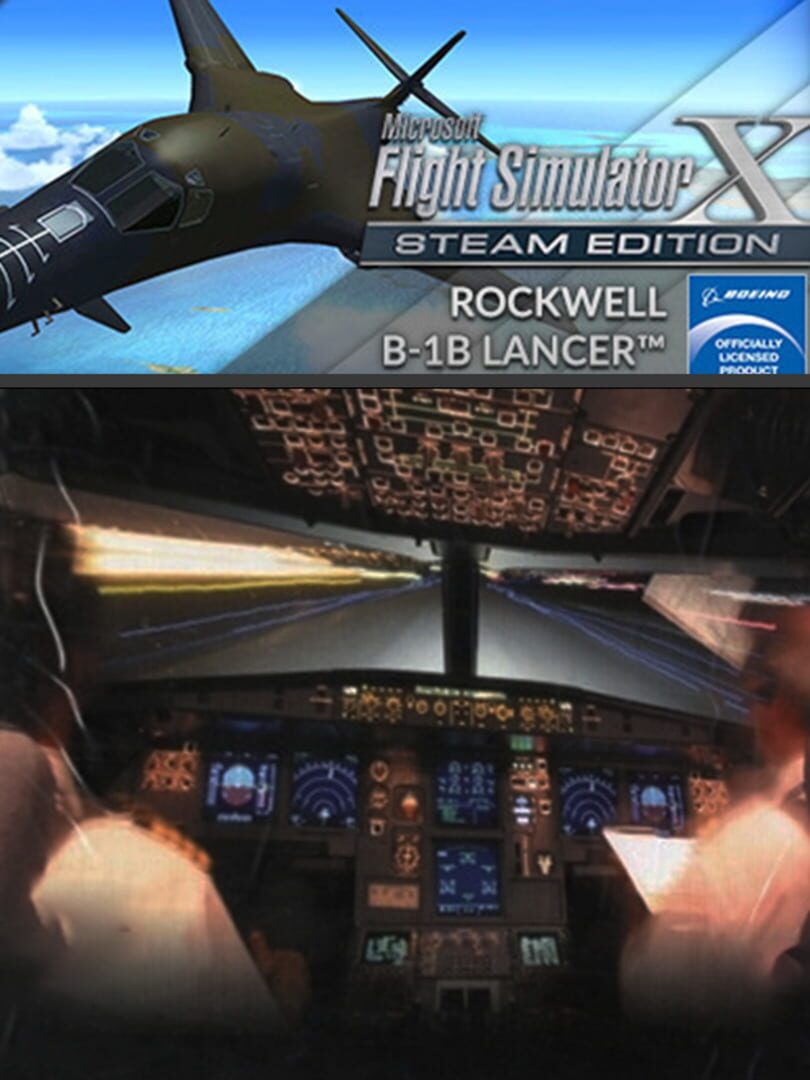 Microsoft Flight Simulator X: Steam Edition - Rockwell B-1B Lancer cover art