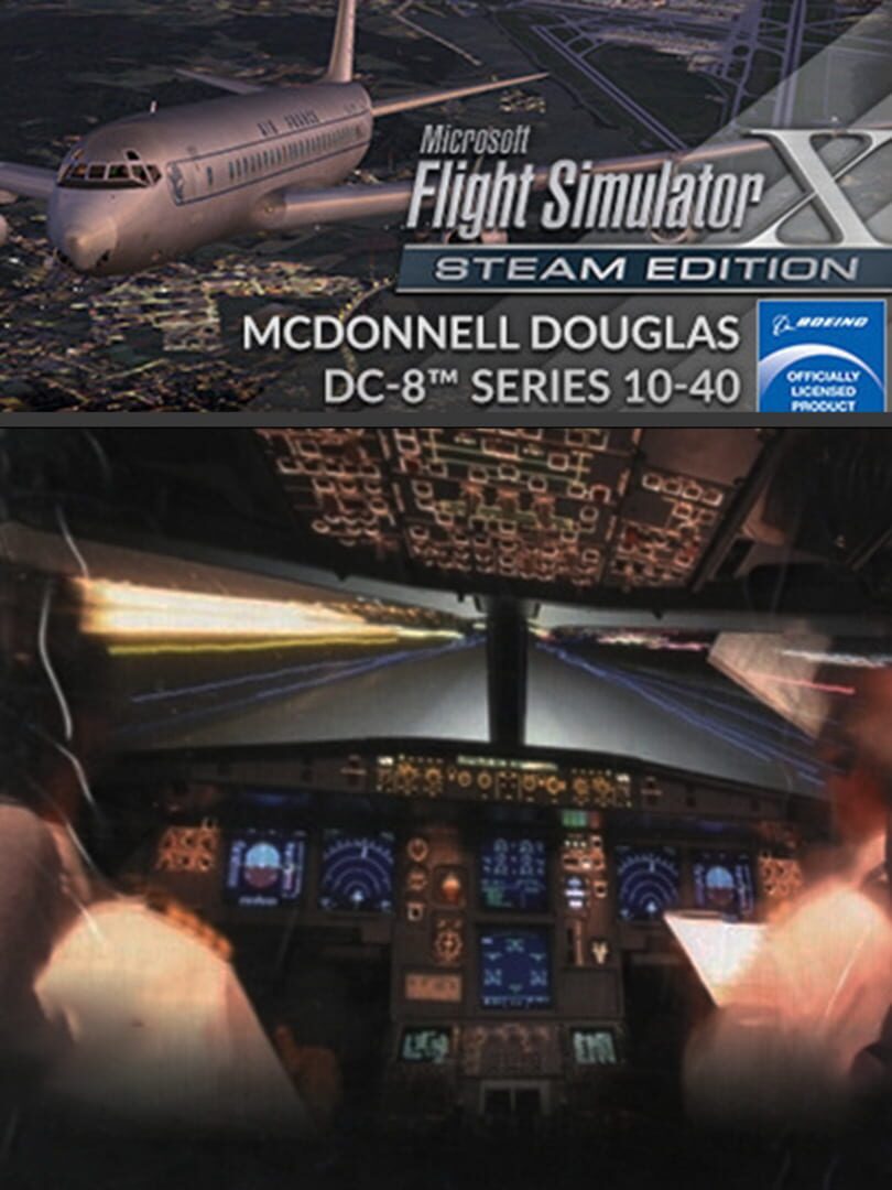 Microsoft Flight Simulator X: Steam Edition - McDonnell Douglas DC-8 Series 10 - 40 cover art