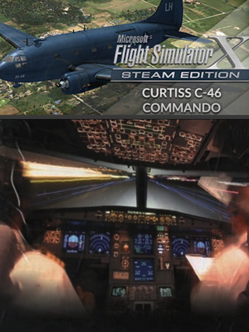 Microsoft Flight Simulator X: Steam Edition - Curtiss C-46 Commando cover art