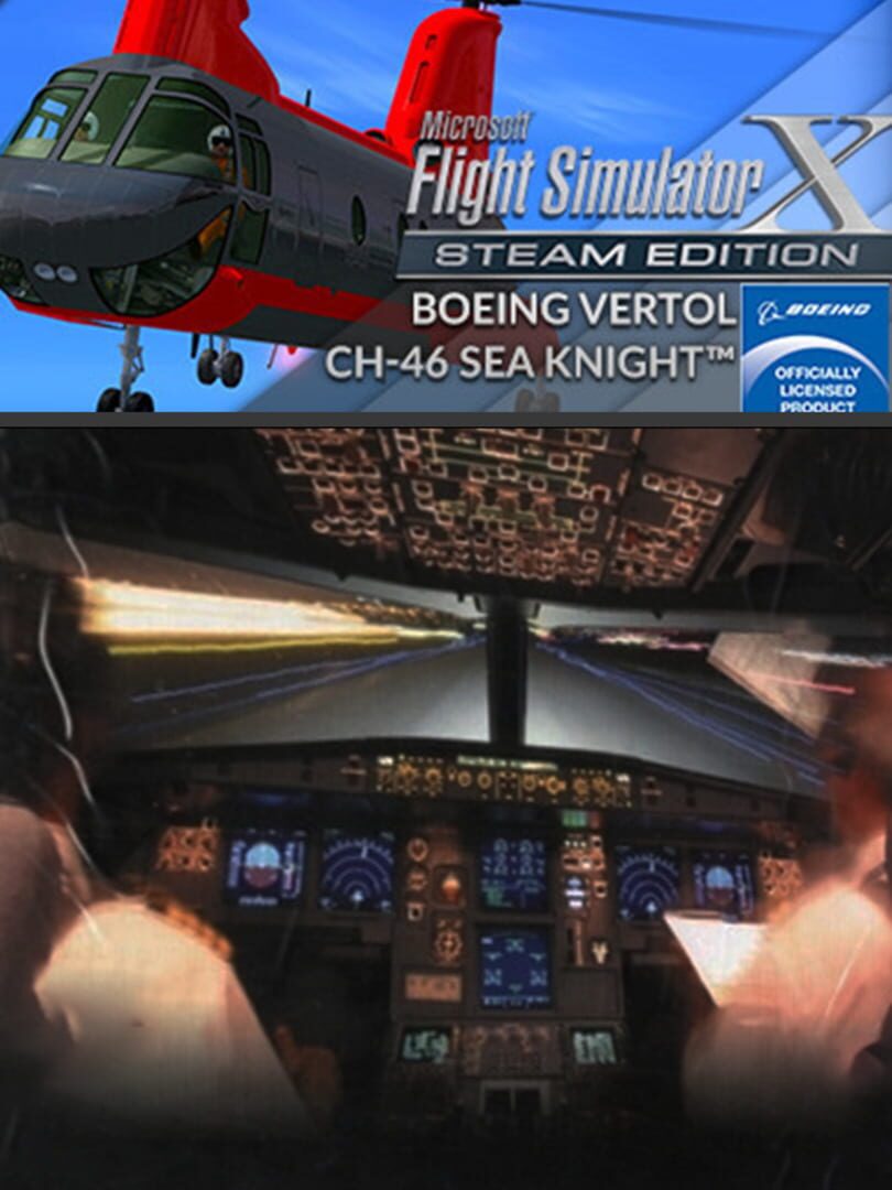 Microsoft Flight Simulator X: Steam Edition - Boeing Vertol CH-46 Sea Knight cover art