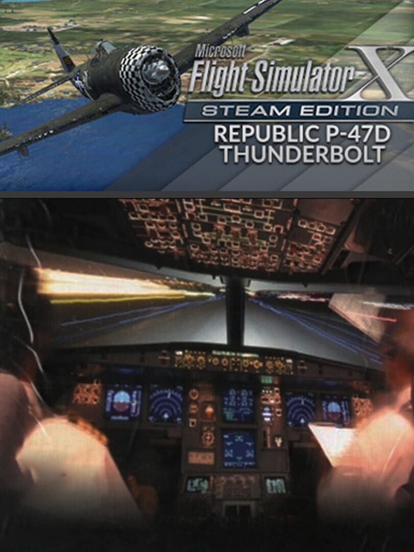 Cover image of Microsoft Flight Simulator X: Steam Edition - Republic P-47D Thunderbolt