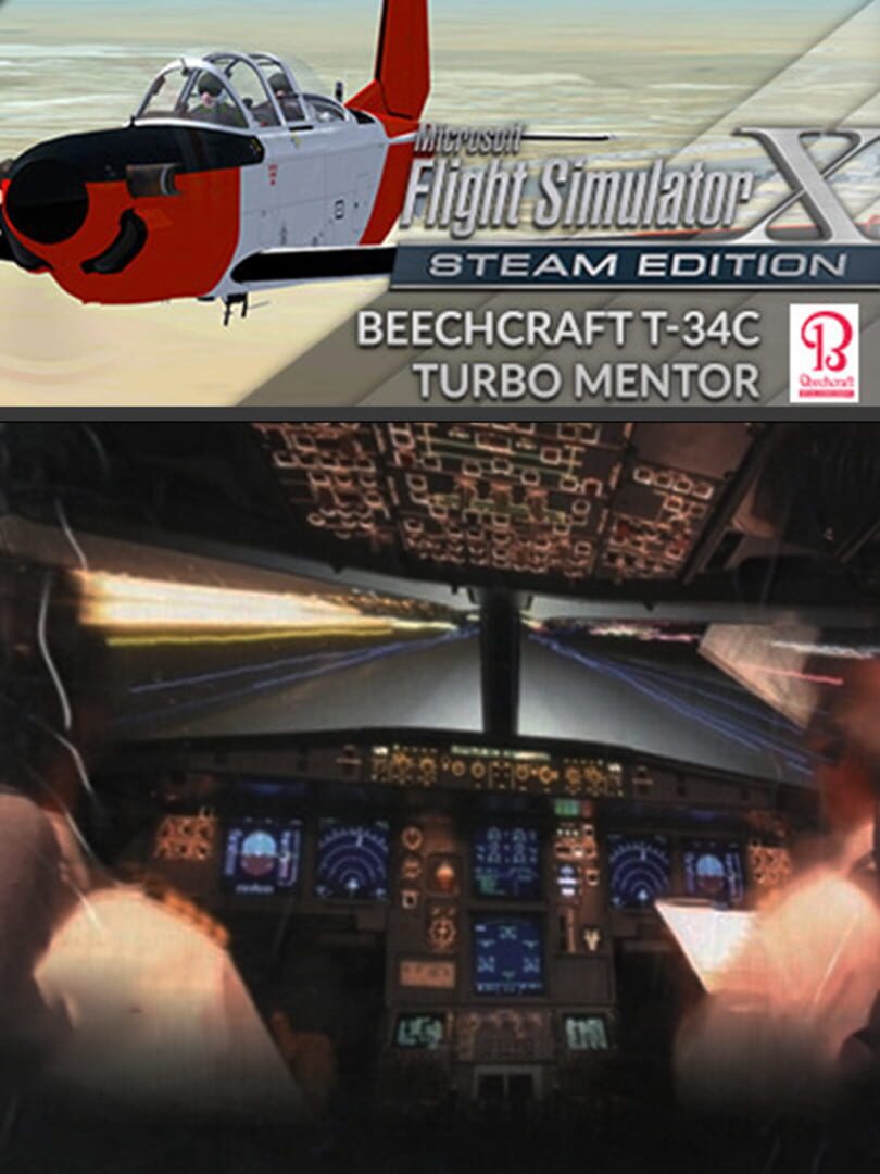 Microsoft Flight Simulator X: Steam Edition - Beechcraft T-34C Turbo Mentor cover art