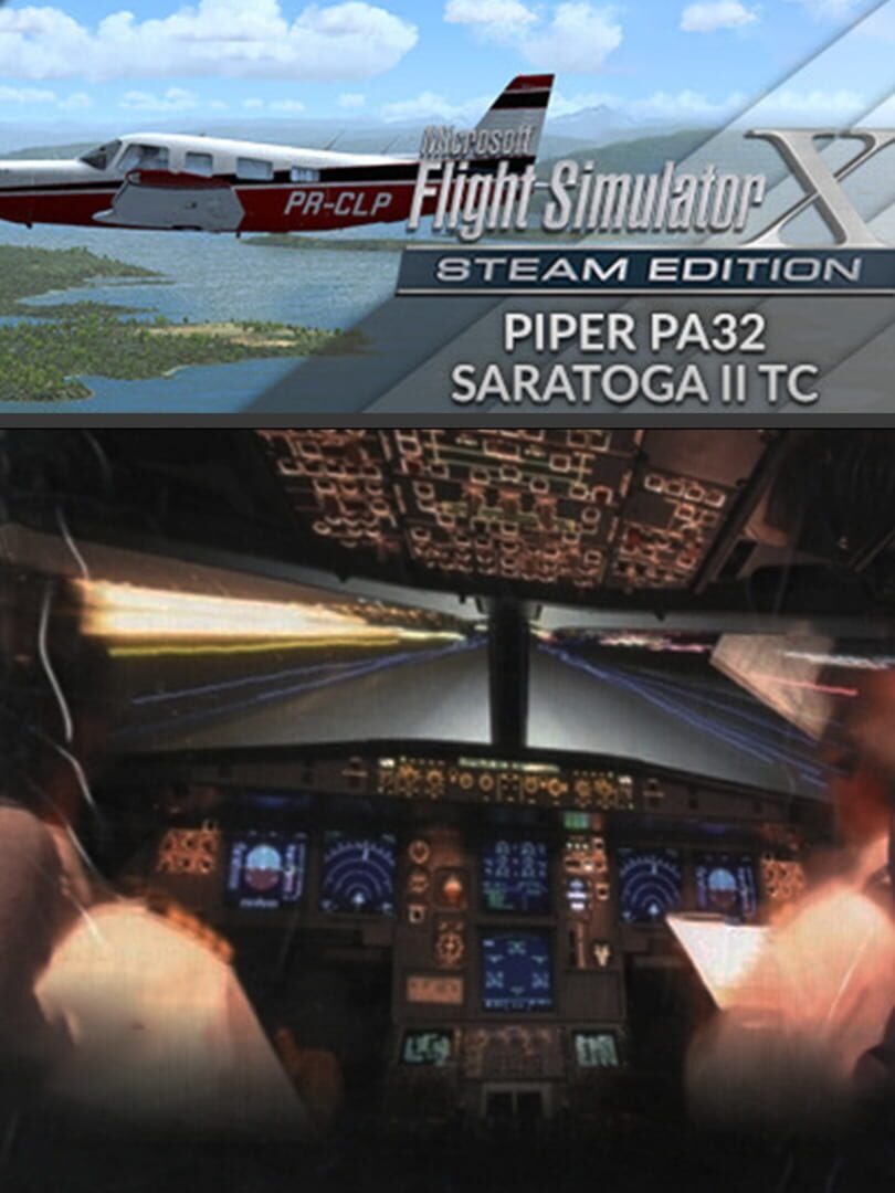 Microsoft Flight Simulator X: Steam Edition - Piper PA-32 Saratoga II TC cover art