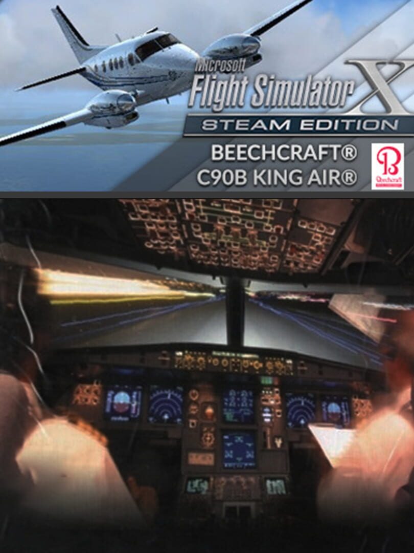 Microsoft Flight Simulator X: Steam Edition - Beechcraft C90B King Air cover art