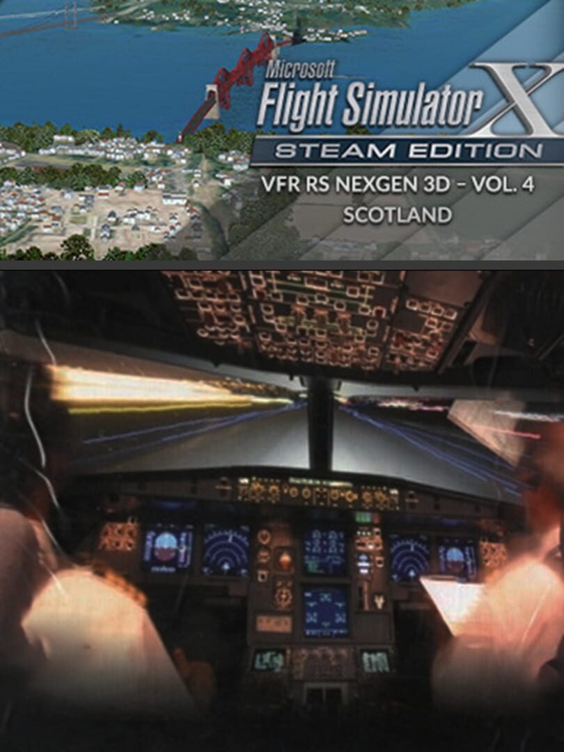 Microsoft Flight Simulator X: Steam Edition - VFR Real Scenery NexGen 3D - Vol. 4: Scotland cover art