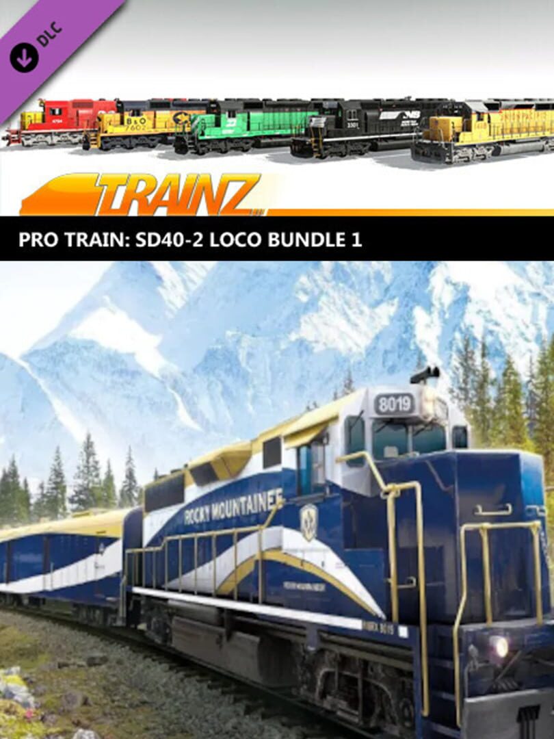 Trainz Railroad Simulator 2019: Pro Train - SD40-2 Loco Bundle 1 cover art