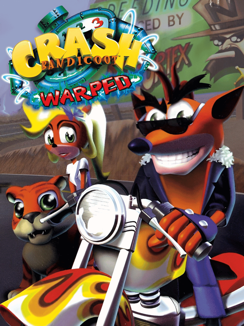 Crash Bandicoot: Warped Cover