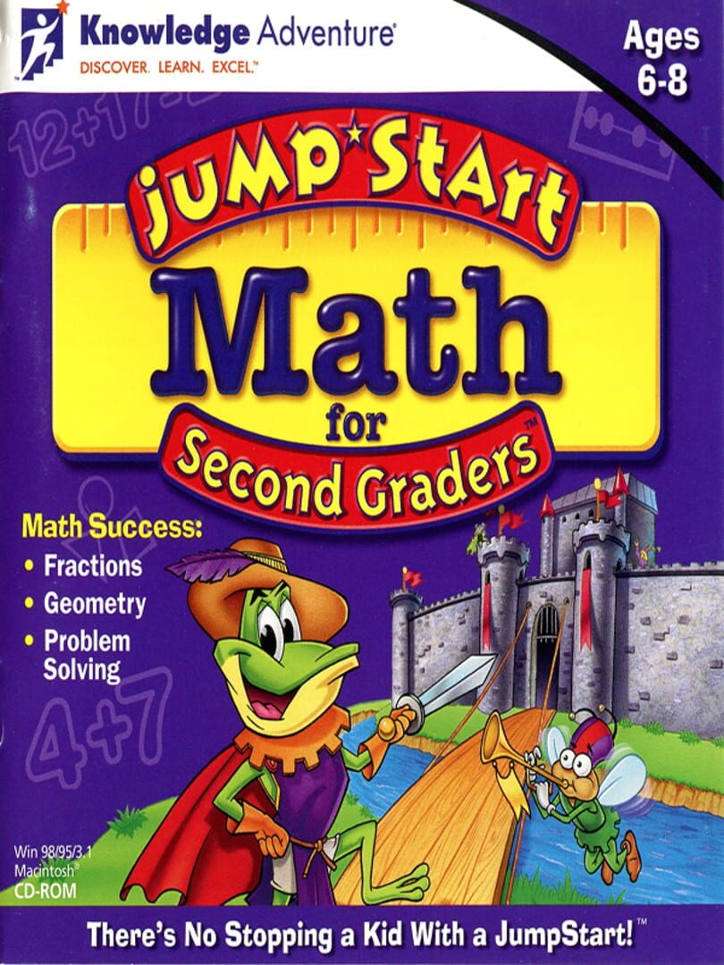 JumpStart Math for Second Graders cover art