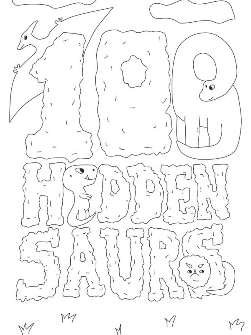 100 Hiddensaurs Cover