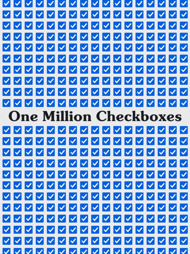 One Million Checkboxes (2024)