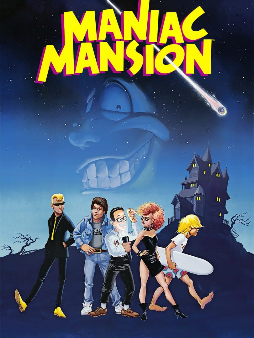 Maniac Mansion cover art