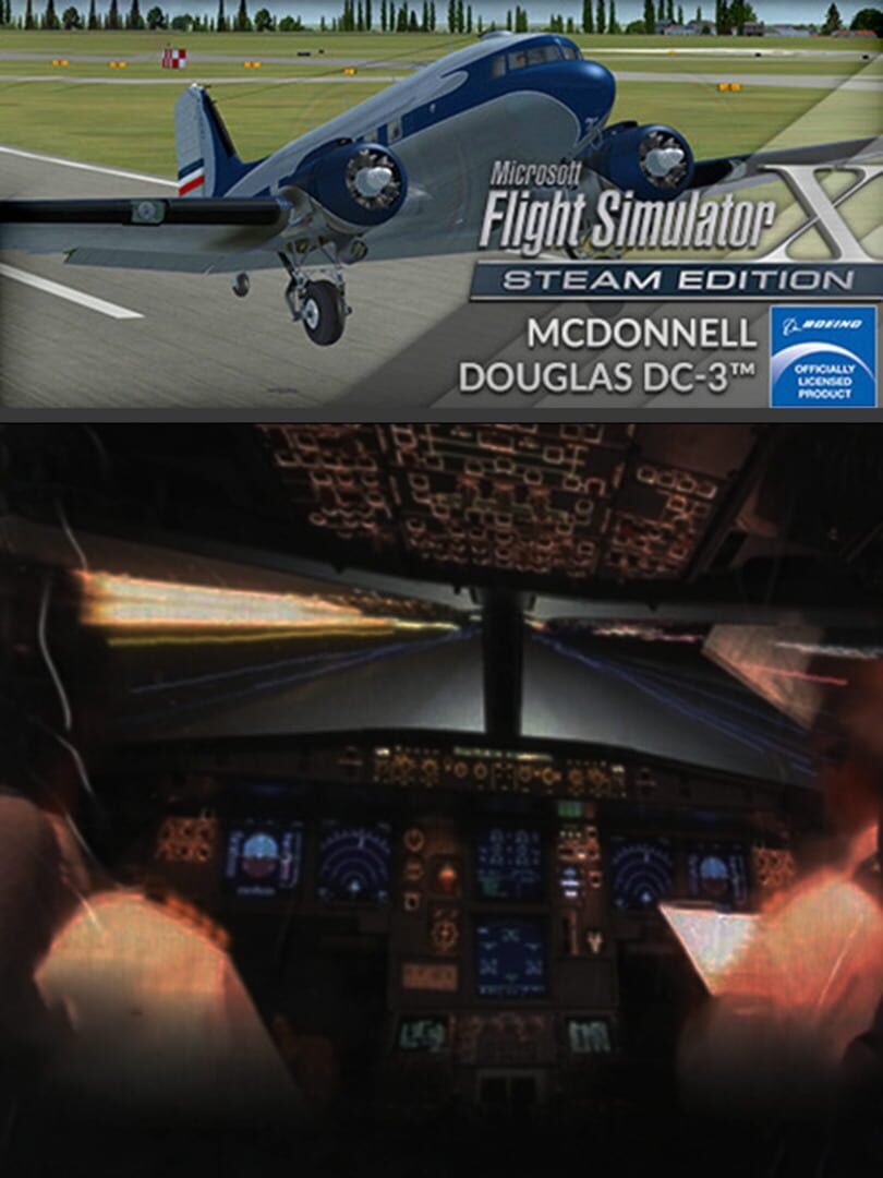 Microsoft Flight Simulator X: Steam Edition - McDonnell Douglas DC-3 cover art