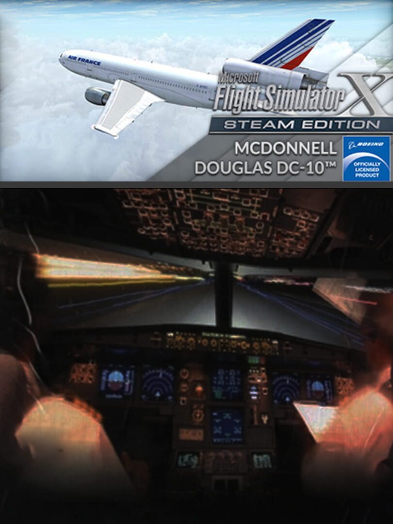 Microsoft Flight Simulator X: Steam Edition - McDonnell Douglas DC-10 cover art