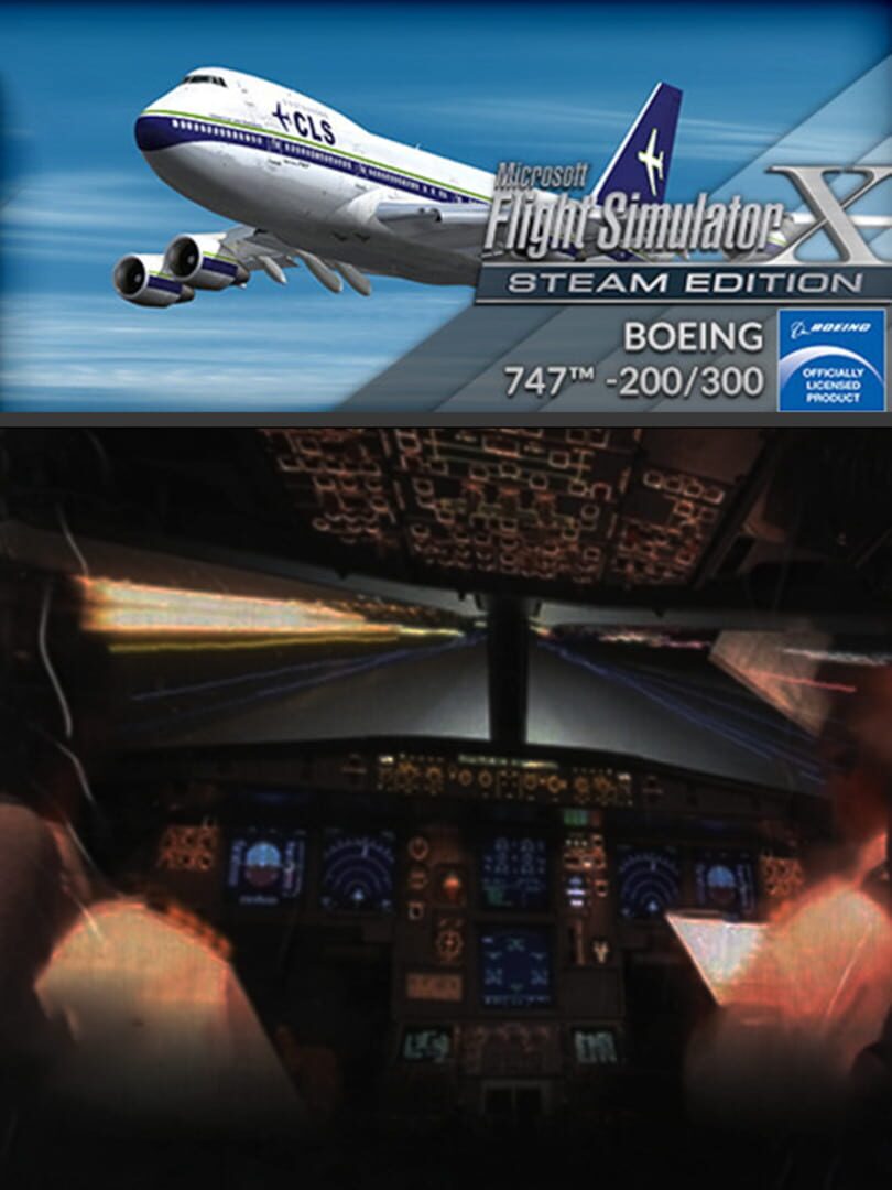 Microsoft Flight Simulator X: Steam Edition - Boeing 747-200/300 cover art