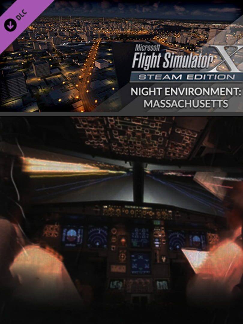 Microsoft Flight Simulator X: Steam Edition - Night Environment: Massachusetts cover art