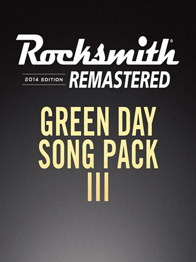 Rocksmith 2014 Edition: Remastered - Green Day: Song Pack III