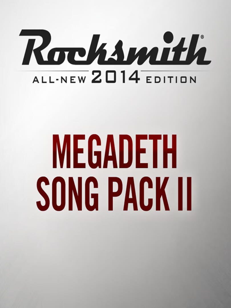 Rocksmith 2014 Edition: Remastered - Megadeth: Song Pack II