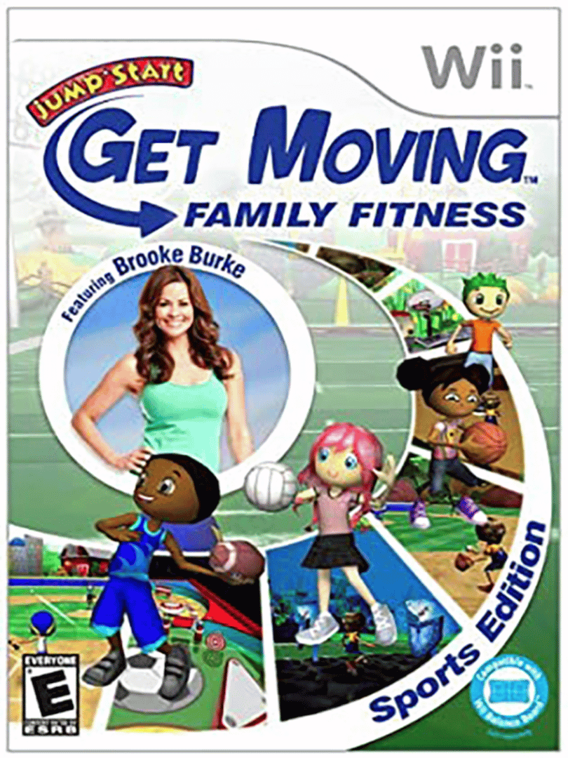 JumpStart: Get Moving Family Fitness Sports Edition featuring Brooke Burke Cover