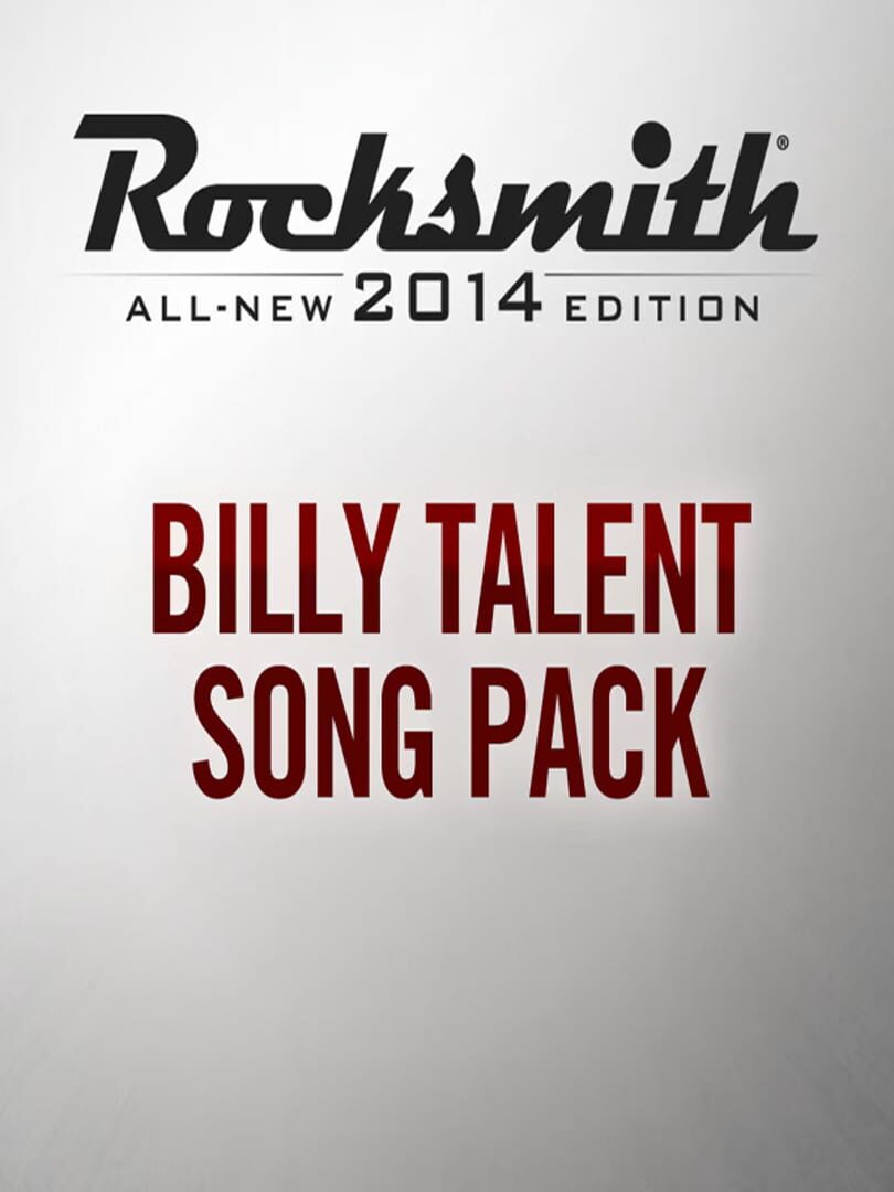 Rocksmith 2014: Billy Talent Song Pack