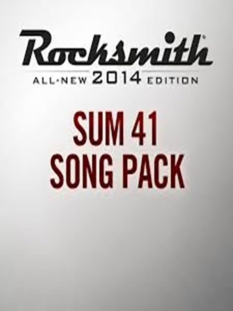 Rocksmith 2014: Sum 41 Song Pack