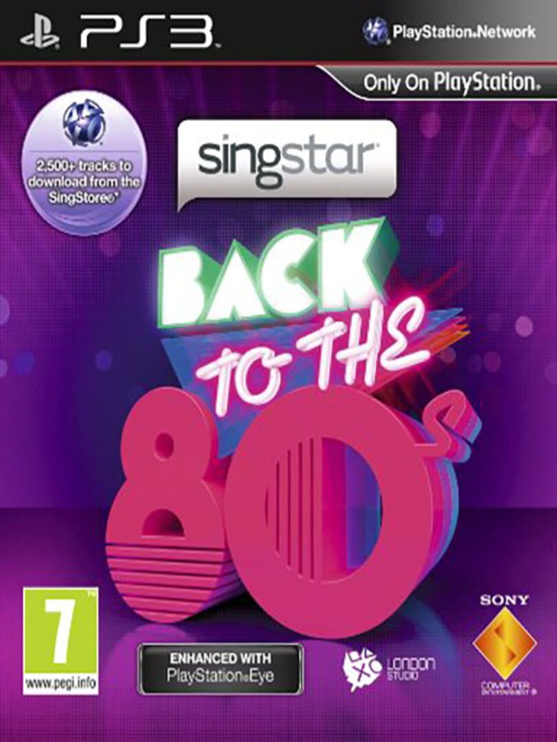 SingStar: Back to the 80s cover art