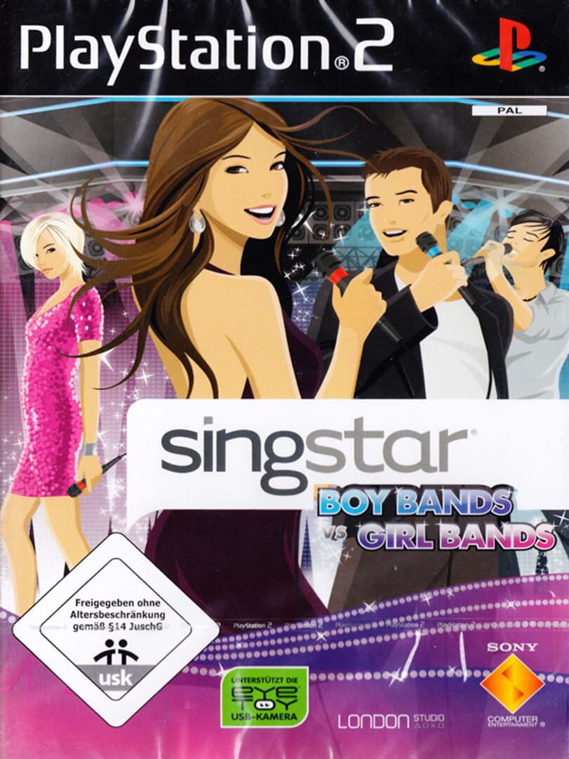 Cover image of SingStar: BoyBands vs GirlBands