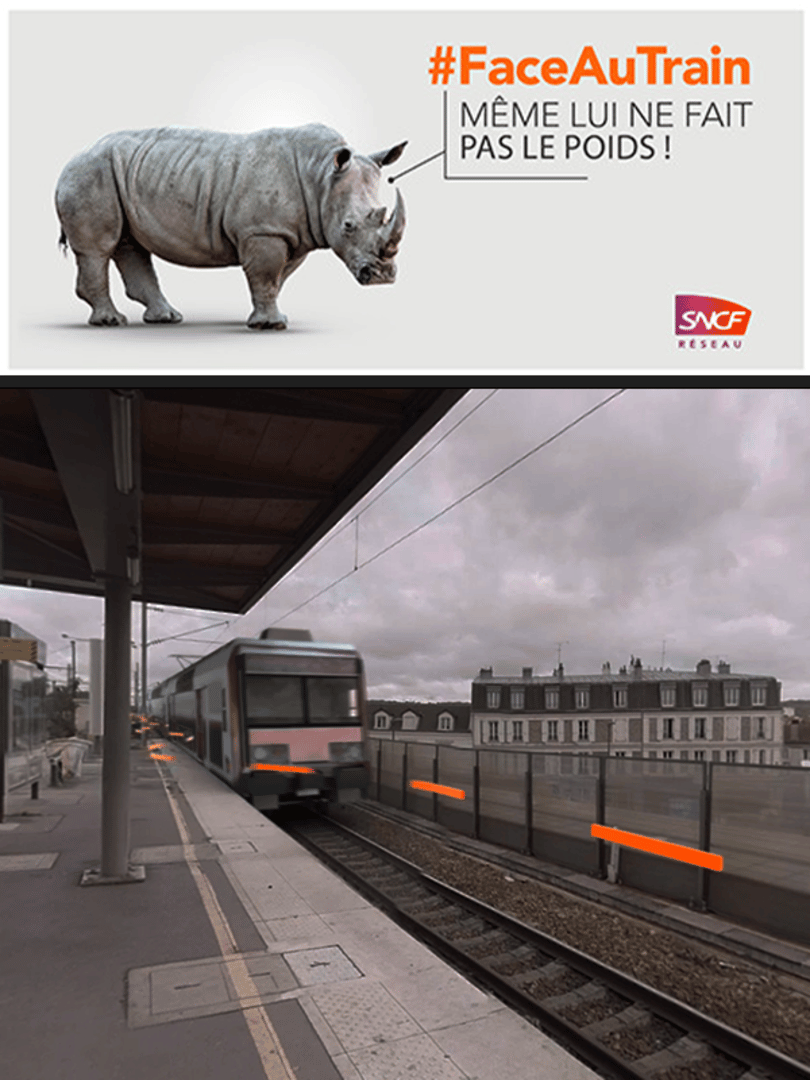 Face au train Cover