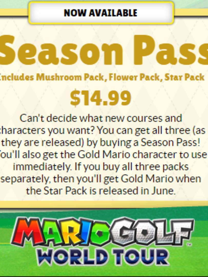 Mario Golf: World Tour - Season Pass (2014)