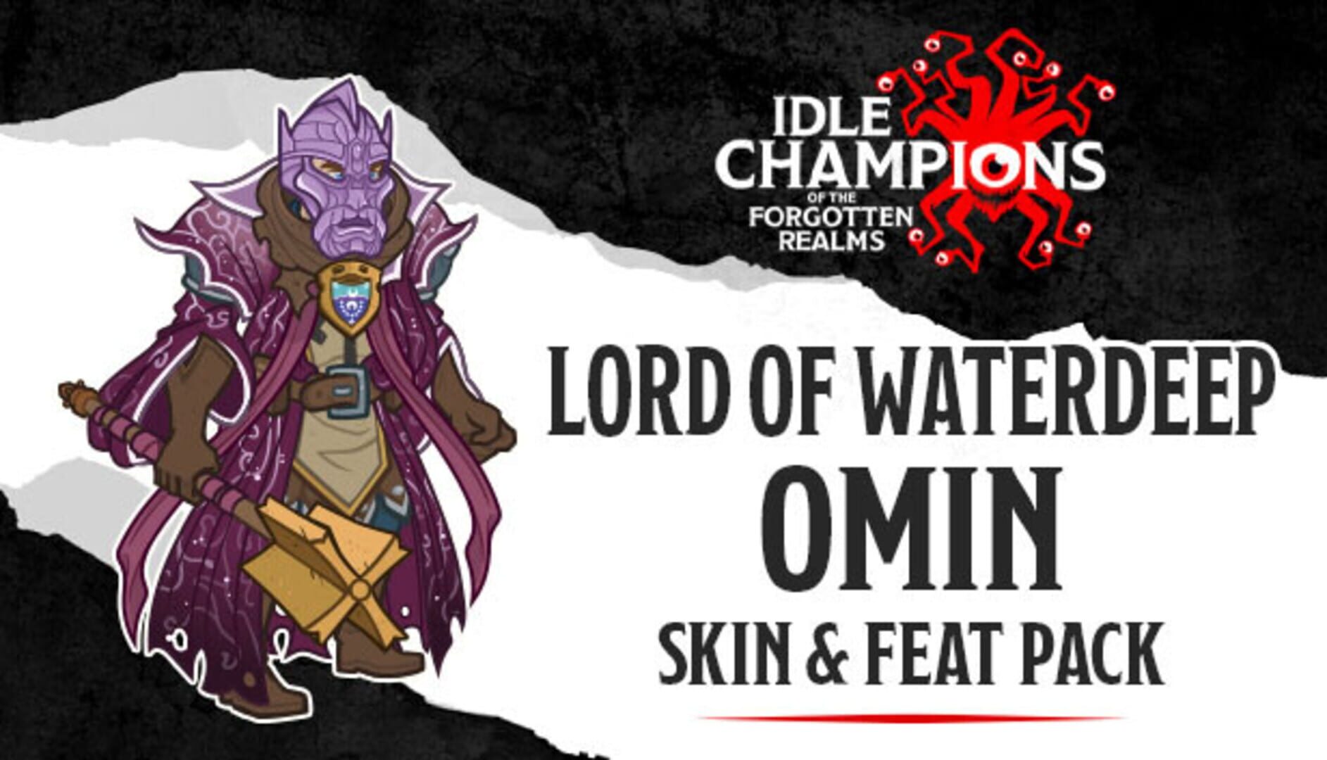 Cover image of Idle Champions: Lord of Waterdeep Omin Skin & Feat Pack