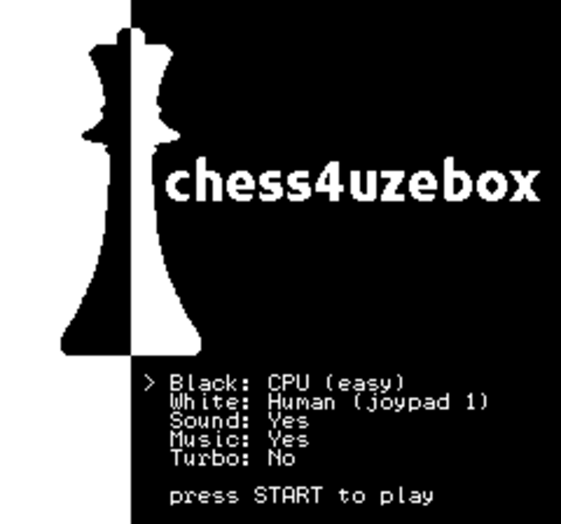 Chess 4 Uzebox Cover