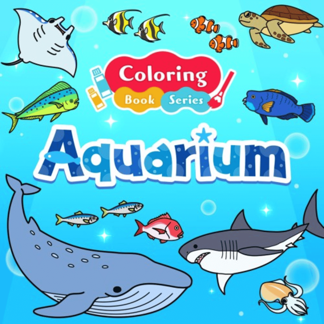 Coloring Book Series: Aquarium Cover