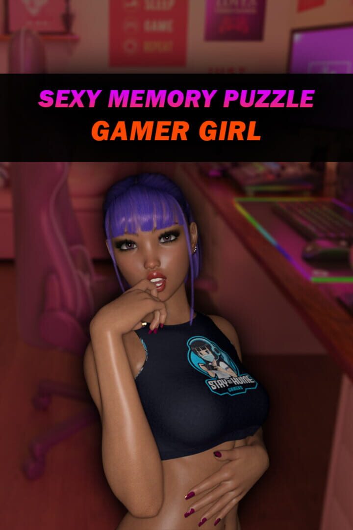 Sexy Memory Puzzle: Gamer Girl