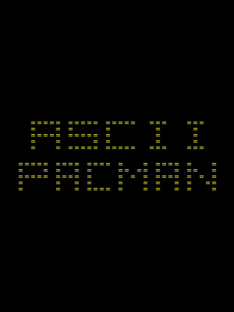 ASCII Pacman cover art