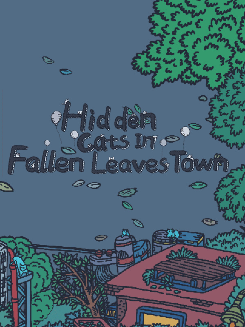 Hidden Cats In Fallen Leaves Town Cover