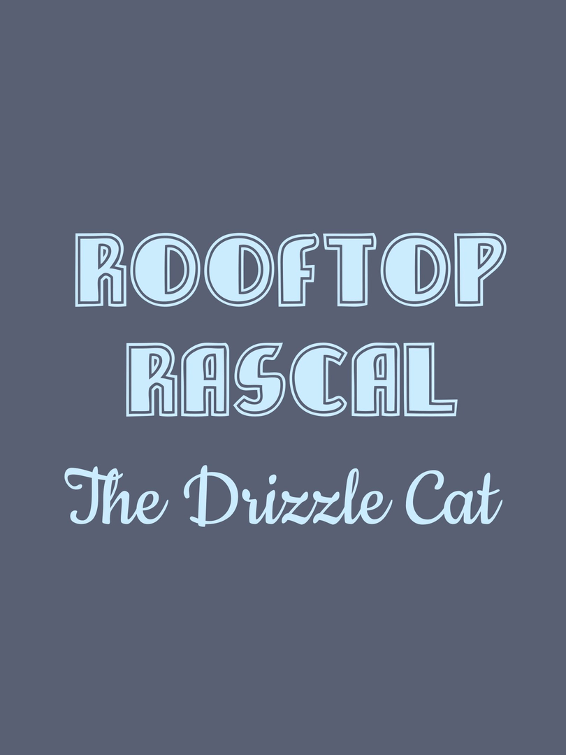 Rooftop Rascal: The Drizzle Cat Cover