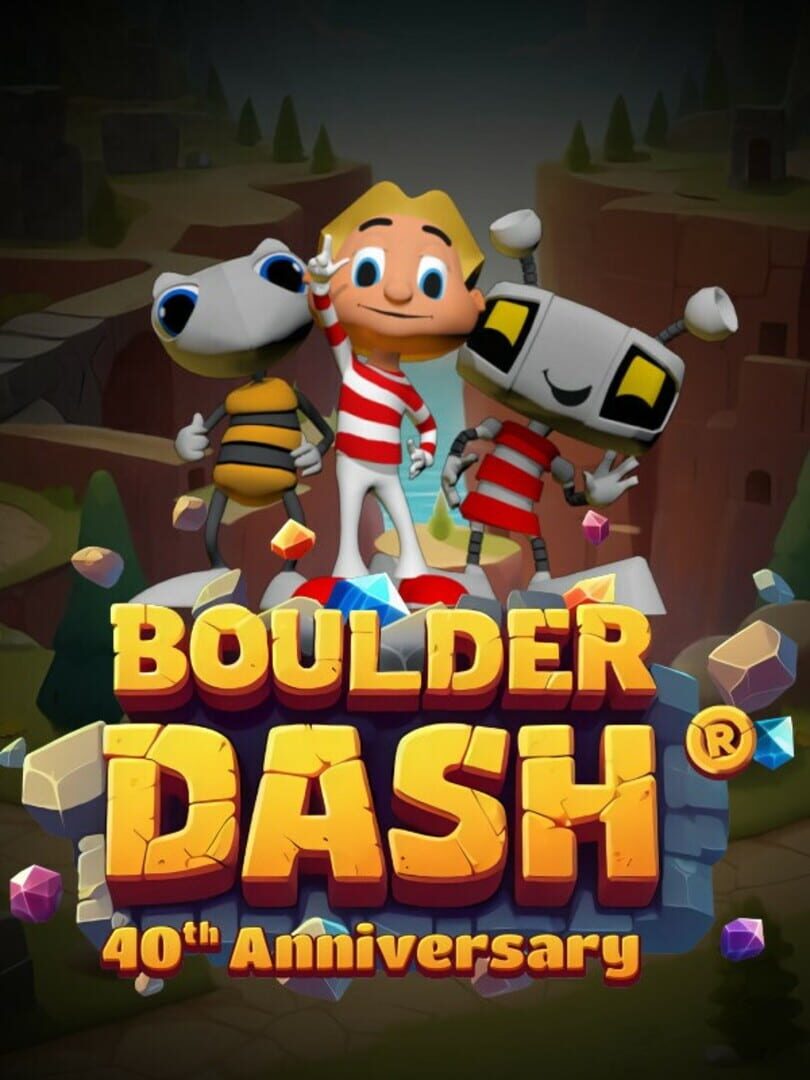 Boulder Dash: 40th Anniversary cover art